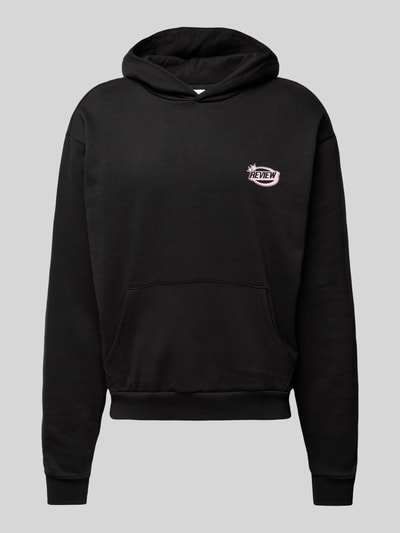 REVIEW Hoodie mit Kapuze Black 2