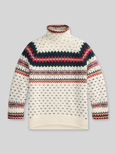 Polo Ralph Lauren Relaxed Fit Rollkragenpullover aus Wollmix Offwhite 2