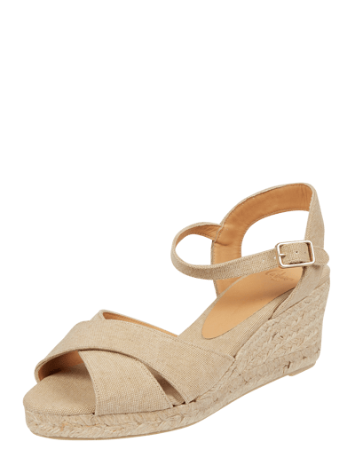 Castañer Wedges aus Textil Modell 'Blaudell' Beige 1