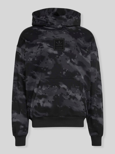 adidas Originals Bluza rozpinana o kroju relaxed fit z czystej bawełny Czarny 2