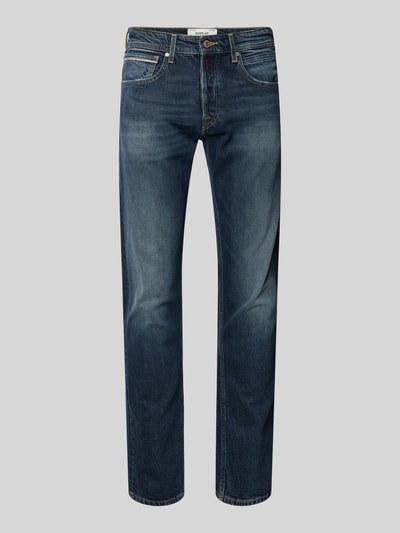 Replay Straight Leg Jeans im 5-Pocket-Design Modell 'GROVER' Jeansblau 1