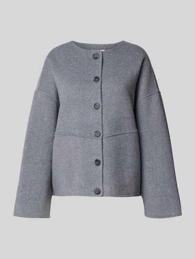 SUNCOO PARIS Jacke mit Knopfleiste Modell 'EDDY' Mittelgrau 2