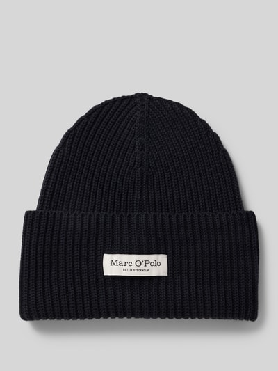Marc O'Polo Czapka beanie z czystej bawełny Ciemnoniebieski 1