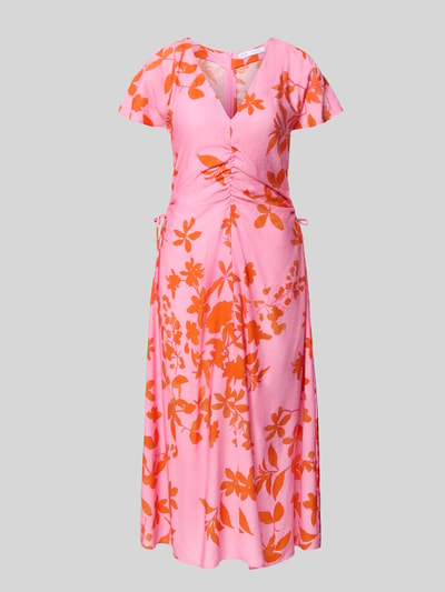 MANGO Midikleid aus Viskose-Mix Modell 'Jamie' Pink 2