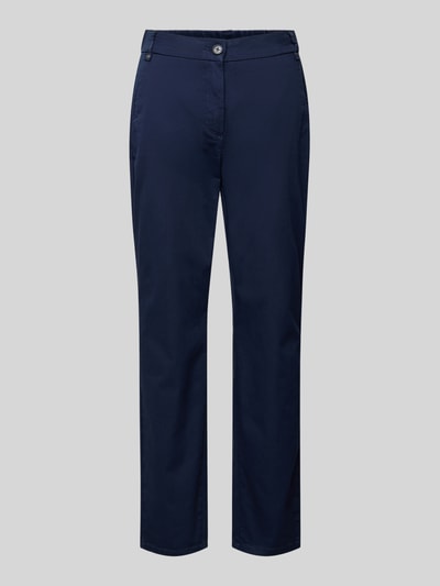 TONI Regular Fit Chino mit verkürztem Schnitt Modell 'Sue' Dunkelblau 2