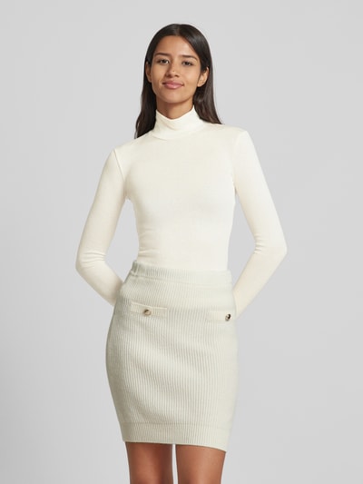 Guess Longsleeve mit Turtleneck Modell 'ANITA' Ecru 4