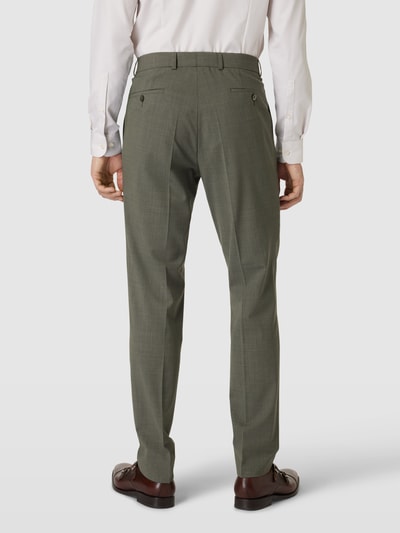 Carl Gross Regular Fit Bundfaltenhose mit Woll-Anteil Modell 'Sendrik' Gruen 5