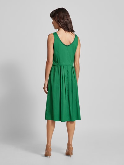 ROBE LÉGÈRE Sukienka o długości do kolan z zakładkami Butelkowy zielony 5