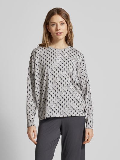 Mey Shirt met lange mouwen met oversized schouders Lichtgrijs - 4