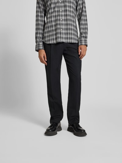 Officine Générale Regular Fit Chino aus Lyocell-Mix Black 4