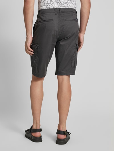 Tom Tailor Regular Fit Cargoshorts aus Baumwoll-Elasthan-Mix Anthrazit 5