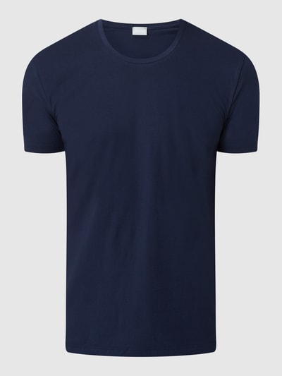 Mey T-Shirt aus Baumwolle Dunkelblau 2