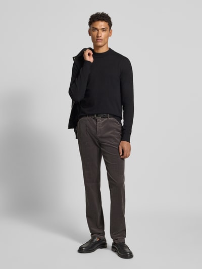 g1920 Corduroy broek met Franse steekzakken, model 'Tybalt' Middengrijs - 1