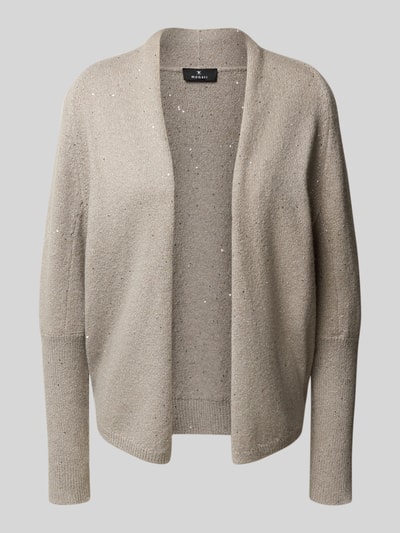 monari Loose Fit Cardigan mit Woll-Anteil Taupe 2