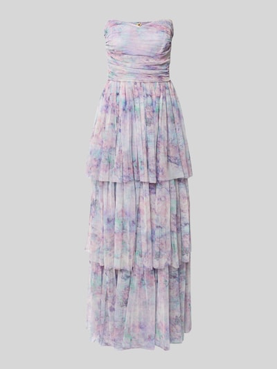 LACE & BEADS Sukienka wieczorowa z efektem stopniowania Jasnofioletowy 2