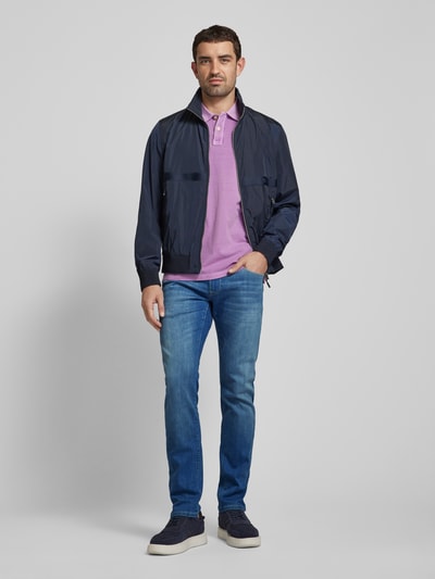 CARS JEANS Slim Fit Jeans im Used-Look Modell 'BATES' Blau 1