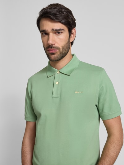Gant Regular Fit Poloshirt mit Label-Stitching Lind 3
