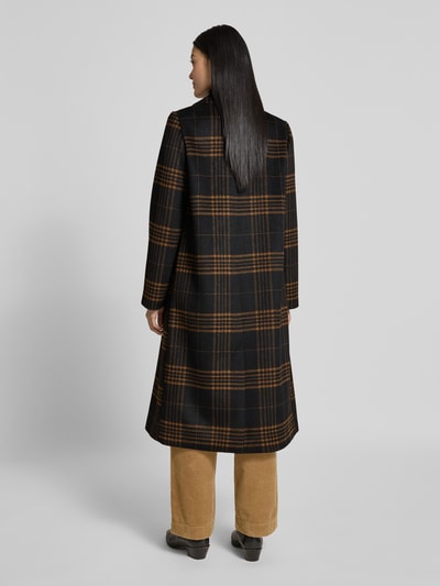 comma Regular fit lange jas met wol Antraciet - 5