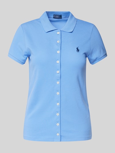 Polo Ralph Lauren Poloshirt met labelstitching Blauw - 2