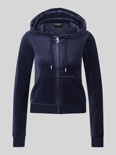 Juicy Couture Bluza rozpinana o aksamitnym wyglądzie Ciemnoniebieski 2
