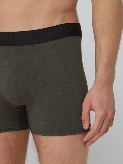 Superdry Trunks mit Stretch-Anteil im 3er-Pack  Olivgrün 5