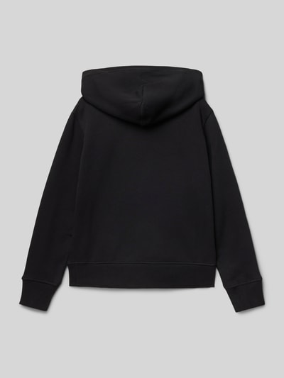 Polo Sport Hoodie met labelprint Zwart - 3