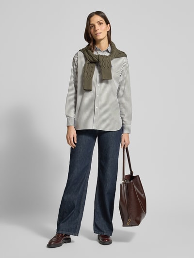 Polo Ralph Lauren Overhemdblouse met knoopsluiting Olijfgroen - 1