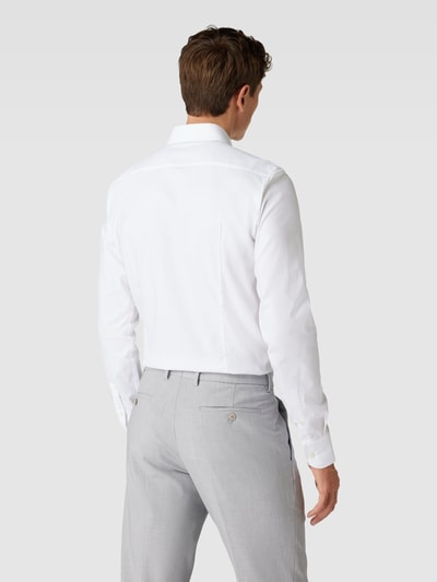 BOSS Slim Fit Slim Fit Business-Hemd mit Kentkragen Modell 'HANK' Weiss 5