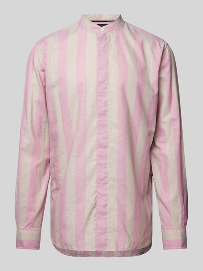 Tommy Hilfiger Tailored Regular fit vrijetijdsoverhemd met maokraag, model 'BOLD' Roze - 2