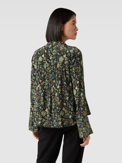 Zadig & Voltaire Blouse met bloemenmotief, model 'TAIKA' Groen - 5