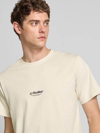 Jack & Jones T-Shirt mit Rundhalsausschnitt Modell 'SOHO' Beige 3