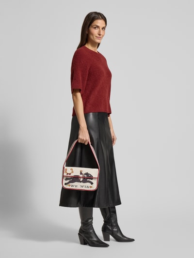 Staud Handtasche mit Perlen Modell 'TOMMY BEADED BAG' Weiss 1