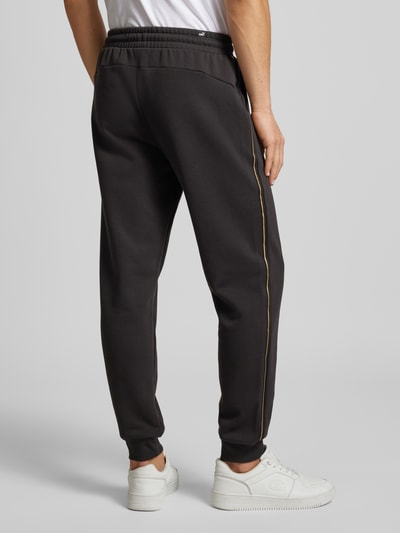 PUMA PERFORMANCE Relaxed fit sweatpants met labelprint Zwart - 5