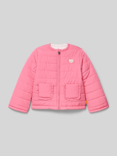 Steiff Steppjacke mit Label-Detail Pink 1