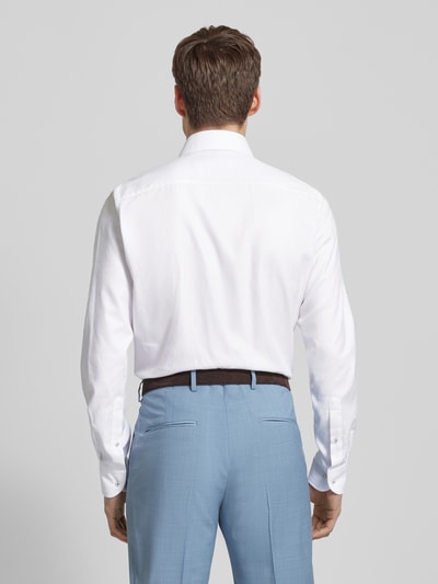 Profuomo Slim Fit Business-Hemd mit Kentkragen Modell 'Cutaway' Weiss 5