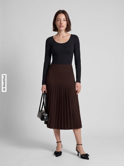 Jake*s Casual Body mit tiefem Rundhalsausschnitt Black 1