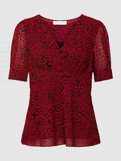 MICHAEL Michael Kors Blouseshirt met dierenprint Rood - 2