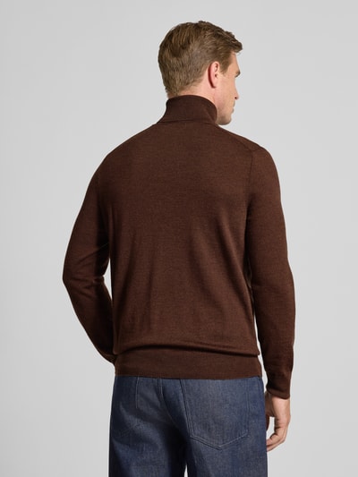 Polo Ralph Lauren Rollkragenpullover aus Merinowolle Mittelbraun 5