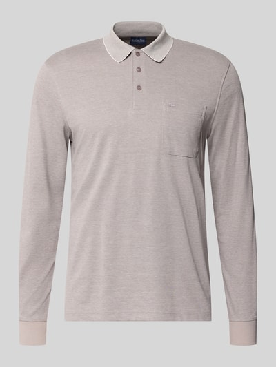 Christian Berg Men Regular Fit Poloshirt mit Baumwoll-Anteil Mittelgrau 1