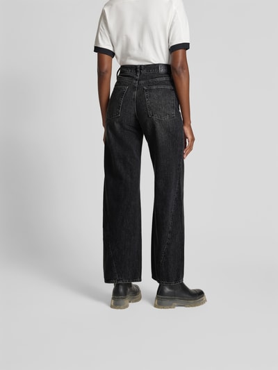 Anine Bing Wide Fit Jeans im 5-Pocket-Design Black 5