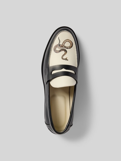 Duke & Dexter Loafer mit Motiv-Print Black 4