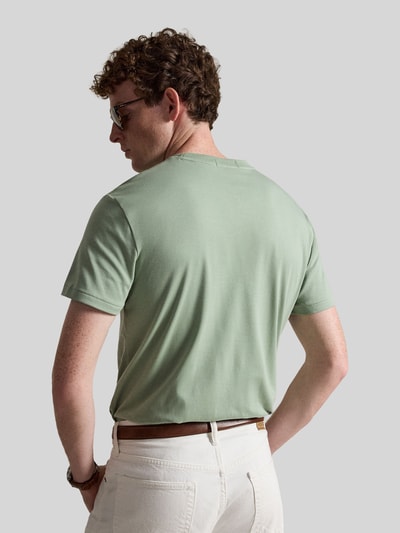 Polo Ralph Lauren Regular Fit T-Shirt aus reiner Baumwolle Hellgruen 5