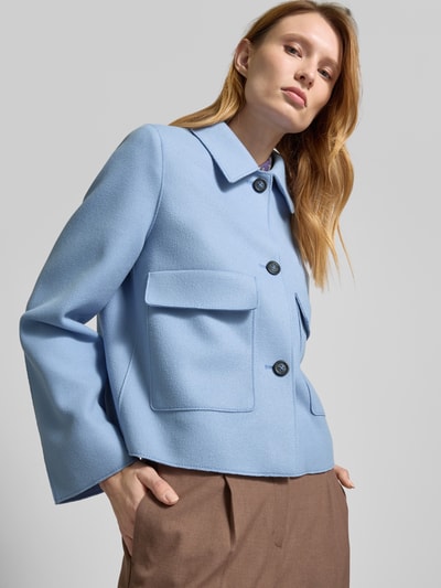 Cinque Jacke mit Umlegekragen Modell 'CIELVI' Hellblau 3