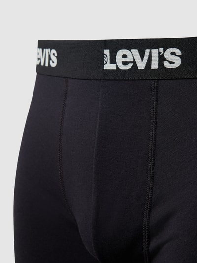 Levi's® Boxershorts mit elastischem Logo-Bund im 2er-Pack Black 2