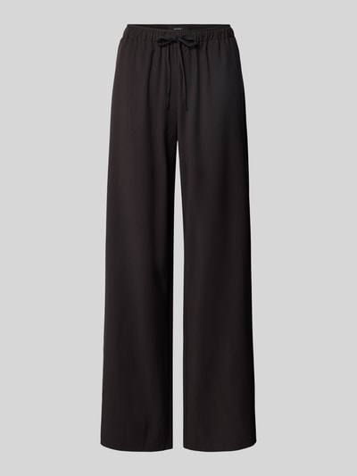 Vero Moda Regular fit wijde broek met viscose, model 'MILLY' Zwart - 2