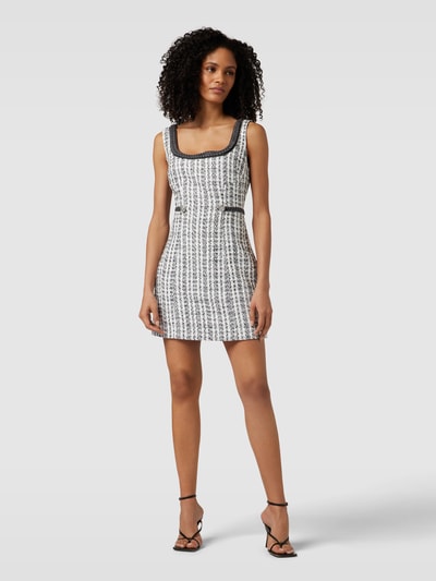 Guess Mini-jurk met gevlochten garnering, model 'TOSCA' Zwart - 1