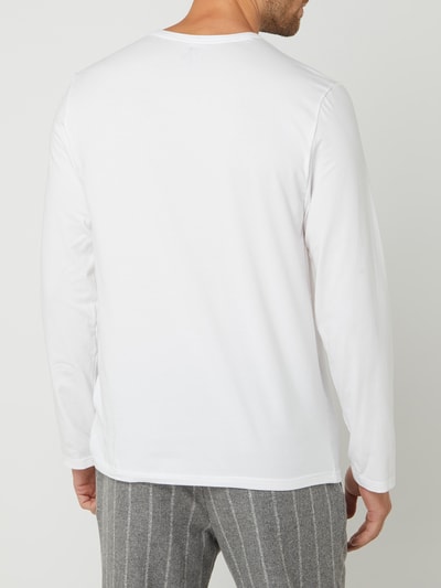 Calvin Klein Underwear Longsleeve mit Logo-Print  Weiss 5