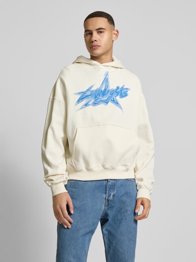 Low Lights Studios Hoodie mit Kapuze Modell 'Quasar' Offwhite 4