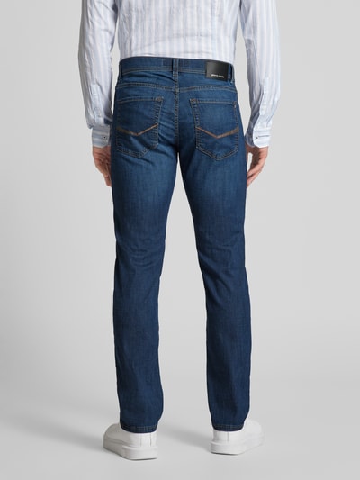 Pierre Cardin Tapered fit jeans in 5-pocketmodel, model 'Lyon' Jeansblauw - 5