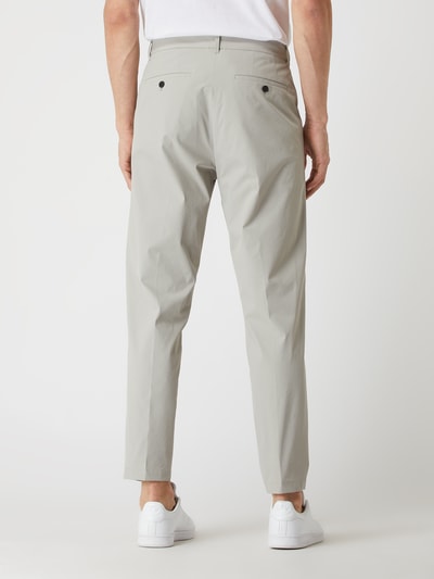 Selected Homme Slim Fit Hose aus wasserabweisendem Material  Kitt 5